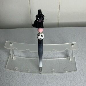 Black and White Dog Pen
